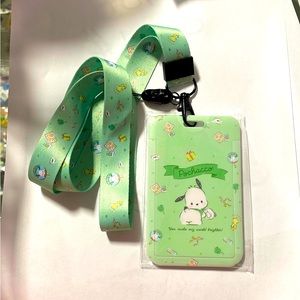 Pochacco lanyard and holder
